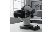 Private Home Theater 3D Movie Headset Adjustable VR Headset Controller Control Included Head Mounted Display Anti-Blue Light for Gamers, Gaming