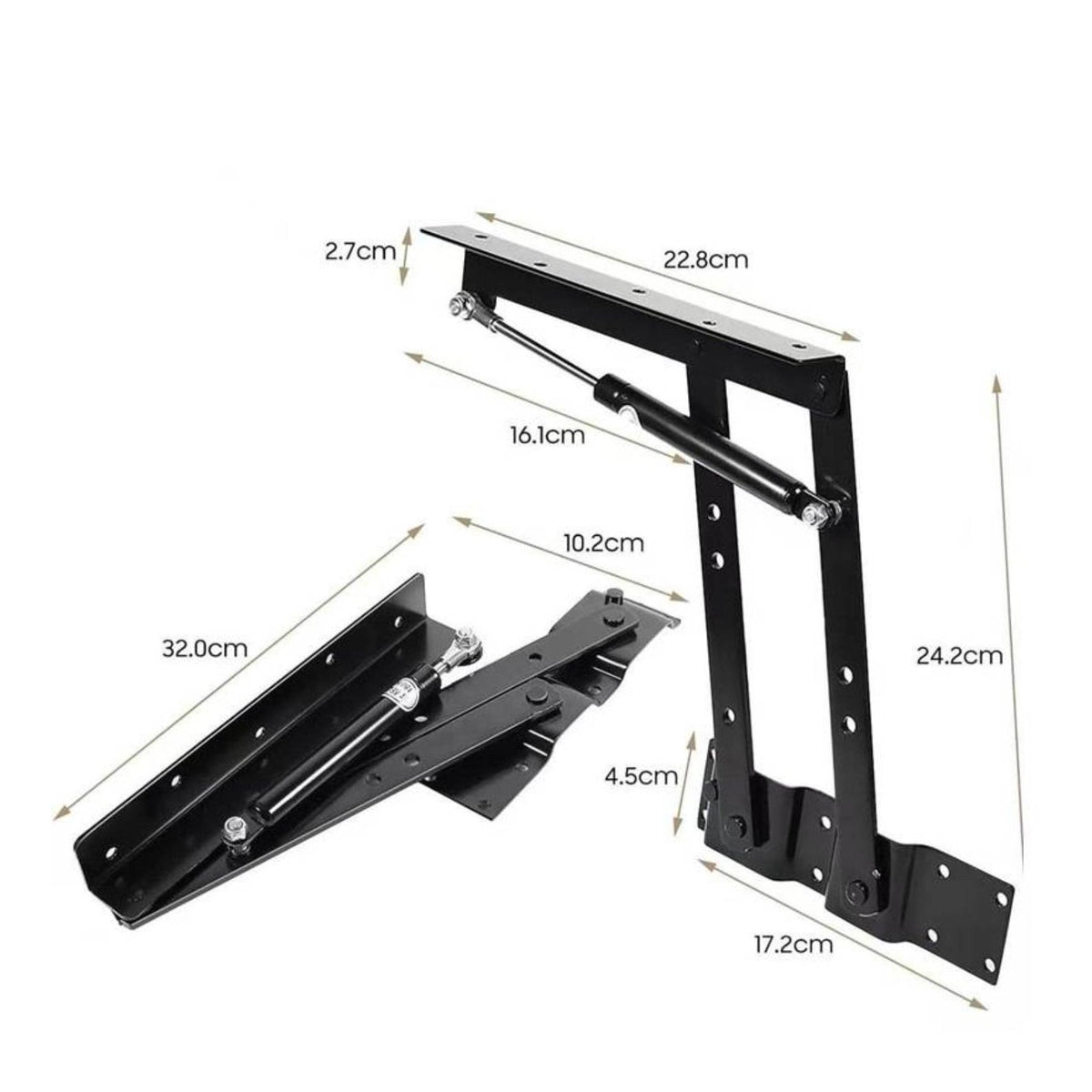 2 Pieces Multi-Functional Lift Top Coffee Table Hardware Space Saving Coffee Table Lift Top Hardware Effortless Operation