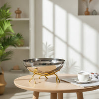 Decorative Bowl with Stand Elegant Serving Dish with Stand Modern for Entryway Console