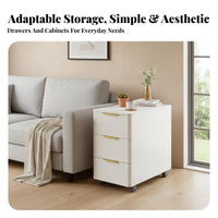 Compact Design Multi-Tier Trolley Easy to Move Rolling Tea Station Trolley Large Capacity Side Table Light Luxury Aesthetic for Apartment Dwellers, Office Workers, Living Room, Small Areas, Bedroom, Bathroom