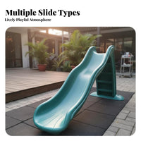 Spiral Tube Slide Design Spiral Tunnel Slide Sturdy for Children, Homeowners, Kindergarten, Playhouse, Shopping Mall