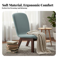 Space-Saving slimline Single Sofa Ergonomic supportrest Upholstered Single Sofa Comfortable Design Indoor Seating luxuriously soft paddinging for Nursing parents, Apartment Dwellers, Bedroom, Balcony, Living Room, perusing corner