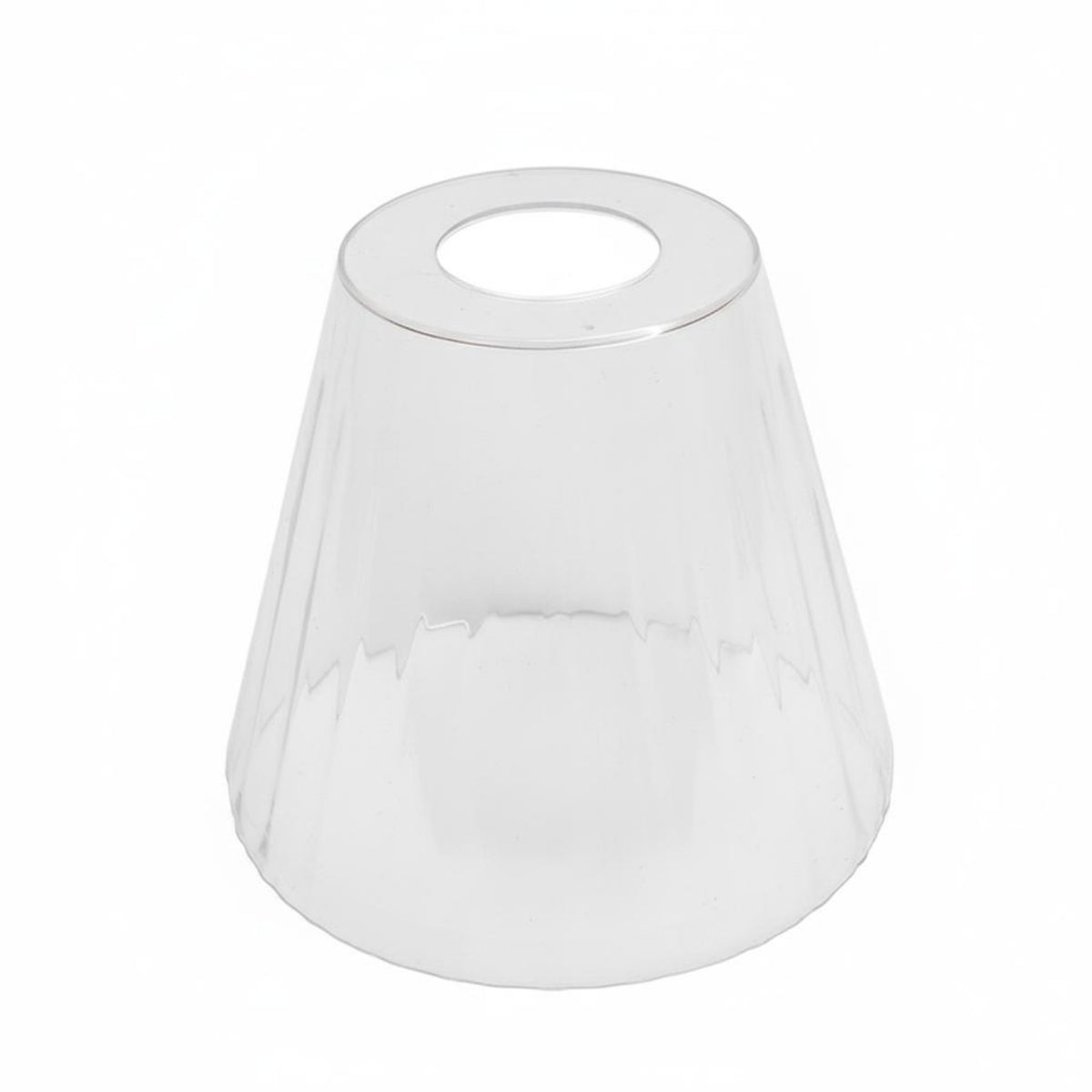 DIY Friendly E27 Light Fixture Cover Faceted Rim Acrylic Hanging Light Shade for DIYers, Restaurant