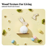 Nordic design Easter rabtouch Figurine vernal Decor Easter rabtouch outline Handmade desktop decoration Hand Painted for Gift Givers, Kids, Desktop, Shelf Display, Home