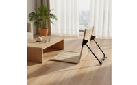 Floor Chair with Adjustable Positions Compact Reclining Floor Chair Lightweight Seat Cushion for Campers, Camping, Office Napping
