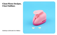 Mini Shape Pattern Cutter Set DIY Projects Miniature Pattern Cutter Effort-Saving Easy to Use for Children