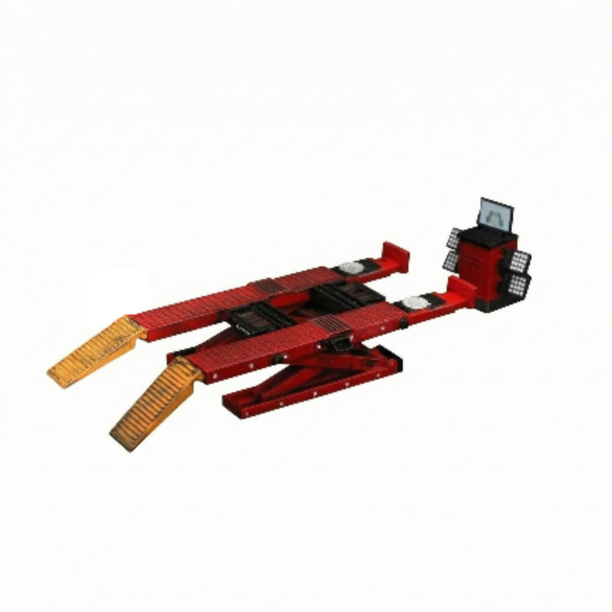 Four-Wheel Alignment Tool Set 1:64 Scale Alignment Model Prop Repair-Shop Scene Prop Resin Mini Car Workshop Model Handmade