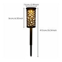 Waterproof Star and Moon Pattern Projection Light Wrought Iron Solar Projection Lantern Auto On/deactivated Decorative Solar Lawn Lamp for Patio, Walkway