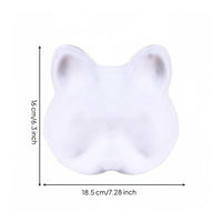 PVC Plastic Mask Easy to Paint Blank White Mask DIY Project for Crafters, Adults