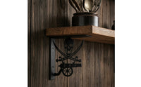 Decorative Shelf Bracket Black Coated L Bracket Versatile Angle Brackets Easy to Install for DIYers, Living Room, Kitchen