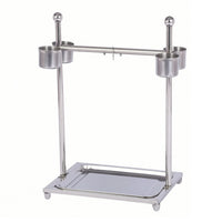 Bird Perch Stand with Feeding Cups Sturdy Avian Play Stand with Tray Heavy Duty Parrot Playstand for Pet Birds
