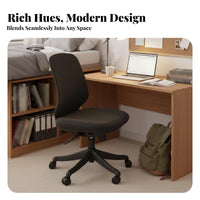 Adjustable Height Ergonomic Mesh rear support pivot gliding Rolling Casters Office Chair Easy Assembly Task Seating for Students, Employees, Remote Workers, Study Room, Dormitory, Bedroom