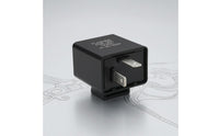 LED Flasher Relay Compact 2-Terminal Flasher Relay Vehicle Part Box-Shaped Printed Text
