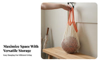 Over the Door Ball Holder Space Saving Toy Storage Hanging Basket Large Capacity Athletic Gear Storage Bag for Parents, Bedroom, Hallway, Dorm Room