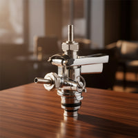 Keg Coupler with Lever Handle Reliable Keg Coupler with Pressure Relief Release Mechanism Beer Dispenser for Homebrewers Workstations