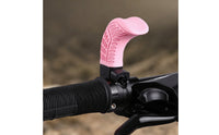 Ergonomic Auxiliary Handlebar Grips Lightweight Thumb Grips Textured Bar Ends Wear-Resistant for Long-Distance Cycling