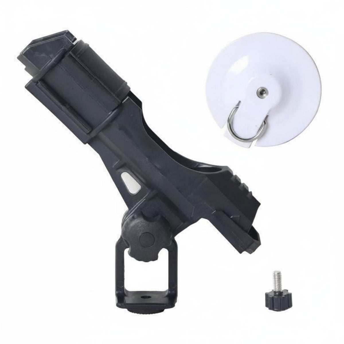 Suction Cup Fishing Pole Stand Firm Grip Kayak Rod Bracket for Anglers