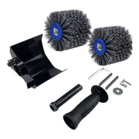 Multi Purpose Wire Drawing Wheel Wear-Resistant Angle Grinder Brush Wheel Easy to Install Burnishing Drum Brush Long-Lasting for Metalworking