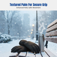 Ski Gloves, Winter Thickened, Touchscreen-Compatible, Windproof Thermal Outdoor Cycling Gloves for Men & Women, Anti-Slip
