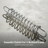 Stainless Steel Coil Spring Absorber Silver Finish Spring Shock Absorber Cylindrical Damping System Damper Looped Ends