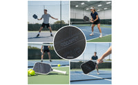 Pickleball Paddle Carbon Fiber Pickleball Racket Paddle with Perforated Grip Lightweight Anti-Slip for Beginners, Outdoor Games