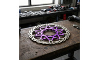 Unattached Disc Brake Rotor Stainless Steel Front Disc Brake Rotor Heat Dissipation for Unpaved Riding