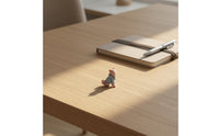 3D-Printed Dog Figurine Resin Miniature Dog Tiny Miniature Figure Compact for Hobbyists, Collectors, Diorama, Desk Display