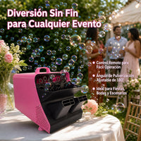 Professional Bubble Machine, Wireless Remote Control, 120 Minutes Continuous Operation, For Parties, Weddings, Kids Events
