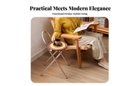 Minimalist design Foldable C-Shaped Table Space-Saving Living Room Furniture Multifunctional Portable for Apartment Dwellers, Homeowners, Home Workers, Small Spaces, Bedroom, Balcony