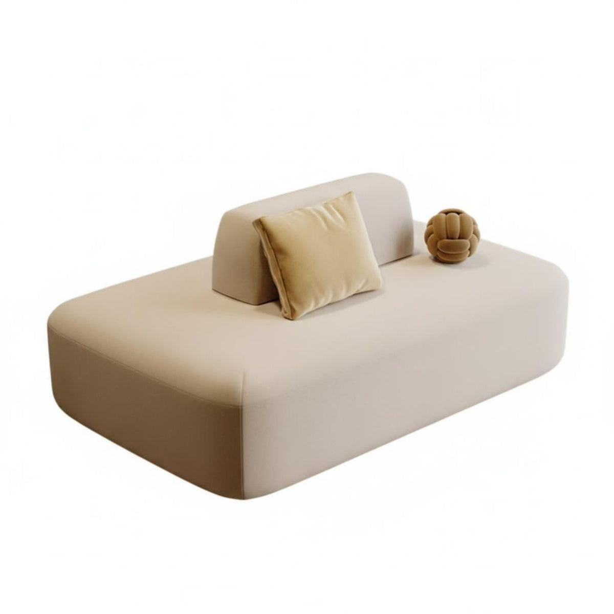 Creative Design Double-Sided Curved Settee Modern Design Upholstered Reception Bench Padded Cushion Guest Seating Space-Efficient for Interior Designers, Business Owners, Beauty Salon, Waiting Room, Retail Retail Outlet, Small Areas