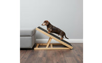 Wooden Dog Ramp Anti-Slip Surface Dog Ramp Sturdy Construction Low Angle Pet Ladder for Indoor