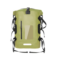 30 L Waterproof Backpack Front Zipper Pocket PVC Waterproof Backpack Reflective Strip Luggage