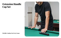 Pool Cue Extension Long-Lasting Aluminum Cue Extension Pool Stick Lengthener Secure Fit Billiards Accessory Easy Installation