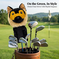 Cute Golf Club Headcover, Golf Club Head Covers Dog, Club Head Covers Animal, Driver Headcover Golf Headcover, Golf Headcover Fits Standard