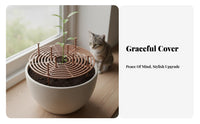 Flower Pot Soil Protector Customizable Flower Pot Soil Guard Pet Digging Barrier Sturdy Material Gardening Supply for Indoor