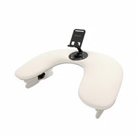 Ergonomic Design U-Shaped Nail Arm Rest Tool-Effortless Setup Manicure Hand Pillow Phone Holder Easy to Clean for Home Use