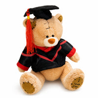 Graduation Teddy Bear Compact Stuffed Doll with Graduation Cap Adorable