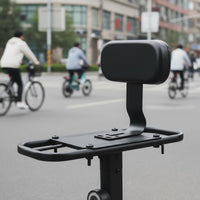 Easy to Install Electric Bike Backrest Comfortable Support Electric Scooter Back Pad Ergonomic for Daily Commute