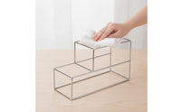 Wire Shoe Rack Minimalist Footwear Organizer Stand Compact Furniture for Entryway
