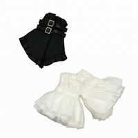 Dark-Themed Doll Outfit Ruffled Toy Clothing Costume-Like