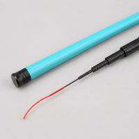 Carp Fishing Rod Portable Telescopic 4 Section 65cm Collapsed Fiberglass Stream