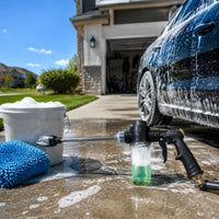 Foam Cannon with Extension Wand Ergonomic Spray with Foam Bottle Compatible