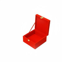 Wedding Jewelry Box Gold Latch Accessory Storage for Brides