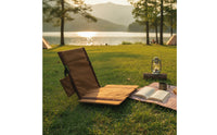 Lightweight Folding Camping Chair Compact Camping Chair with Backrest Cushioned Furniture Collapsible for Campers, Anglers, Picnics