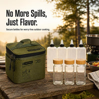 Portable Outdoor Spice and Condiment Storage Bag Set for Camping & Picnic