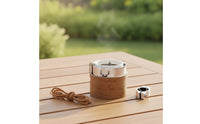 Adjustable Cup Sleeve with Strap Portable Leather Cup Holder Convenient Drink Carrier Safeguarding for Commuters