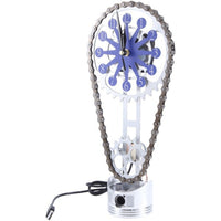 Steampunk Gear Clock Chain Frame Steampunk Clock USB Powered