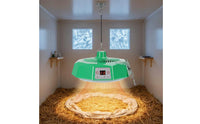 Constant Temperature Control Chicken Coop Heat Lamp Overheating Protection Chick Brooder Heat Lamp LED Lighting Hanging Poultry Heater for Farmers