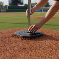 Outdoor Baseball Batting Tee Sturdy Batting Tee Component Heavy Duty Stand Stable for Driveway Practice