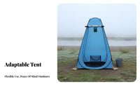 Multi-Purpose Outdoor Shower Tent Waterproof Quick-Setup Shower Tent Ventilated Design Portable Changing Room Lightweight for Families, Beachgoers, Fishing, Backyard, Road Trips, Photo Shoots